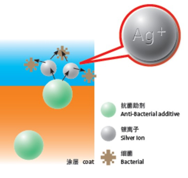 抗菌喷涂，抑菌洁净。